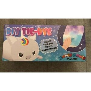 Moosh Moosh Plushies DIY Tie-Dye Craft Sparkle The Unicorn Stuffed Animal